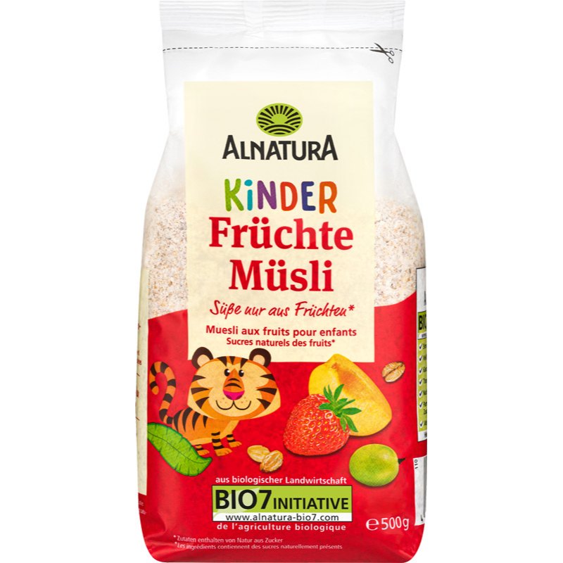 Alnatura Müsli ovocné pro děti BIO 500g