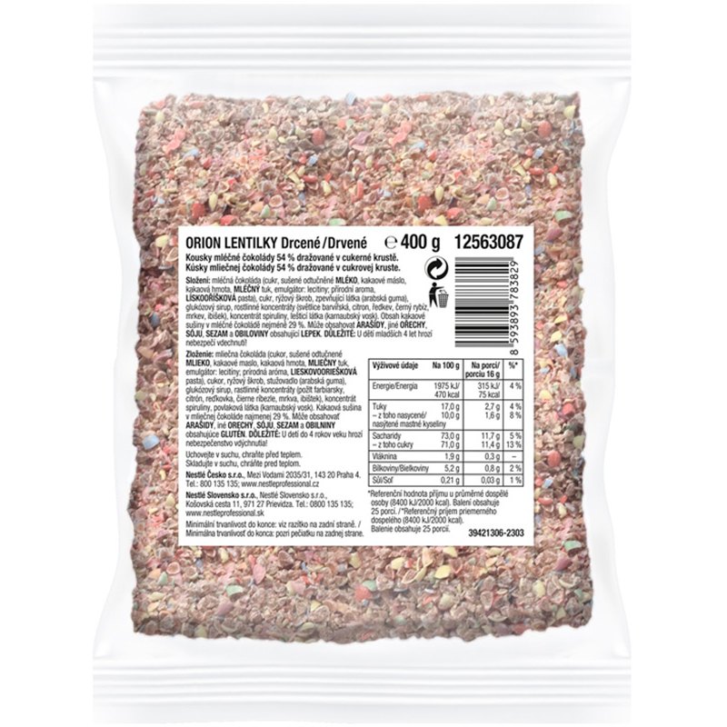 Orion Lentilky drcené 400g