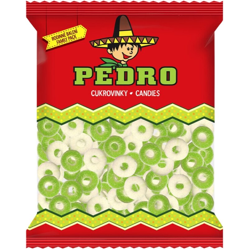 Pedro Bonbóny kroužky jablkové želé 1kg