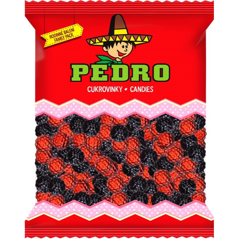 Pedro Bonbóny maliny+ostružiny želé 1kg