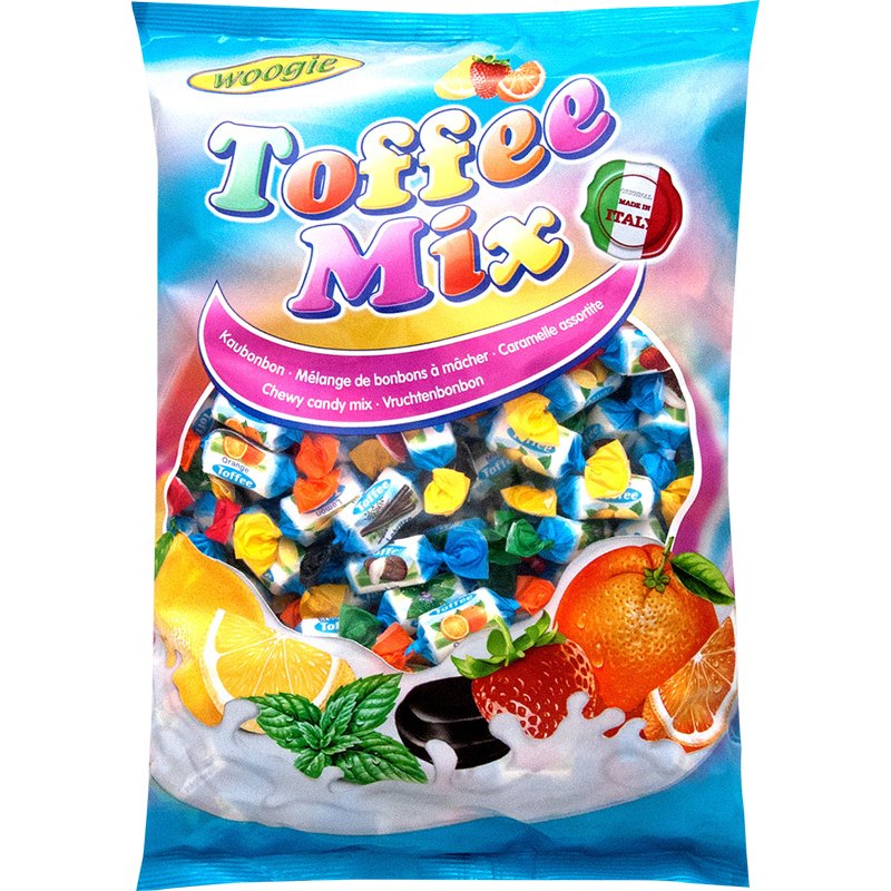 Woogie Bonbóny ovocné karamelky 1kg