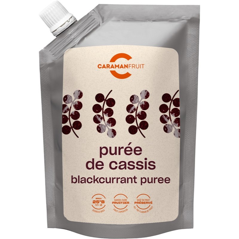 Caramanfruit Ovocné pyré černý rybíz 1kg