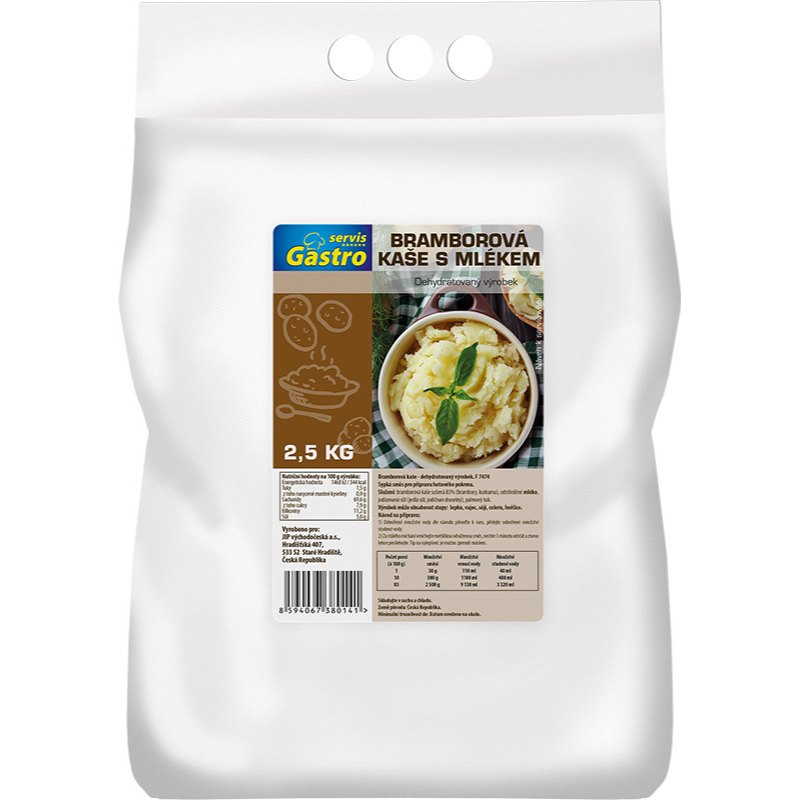 Gastro Servis Bramborová kaše s mlékem 2,5kg