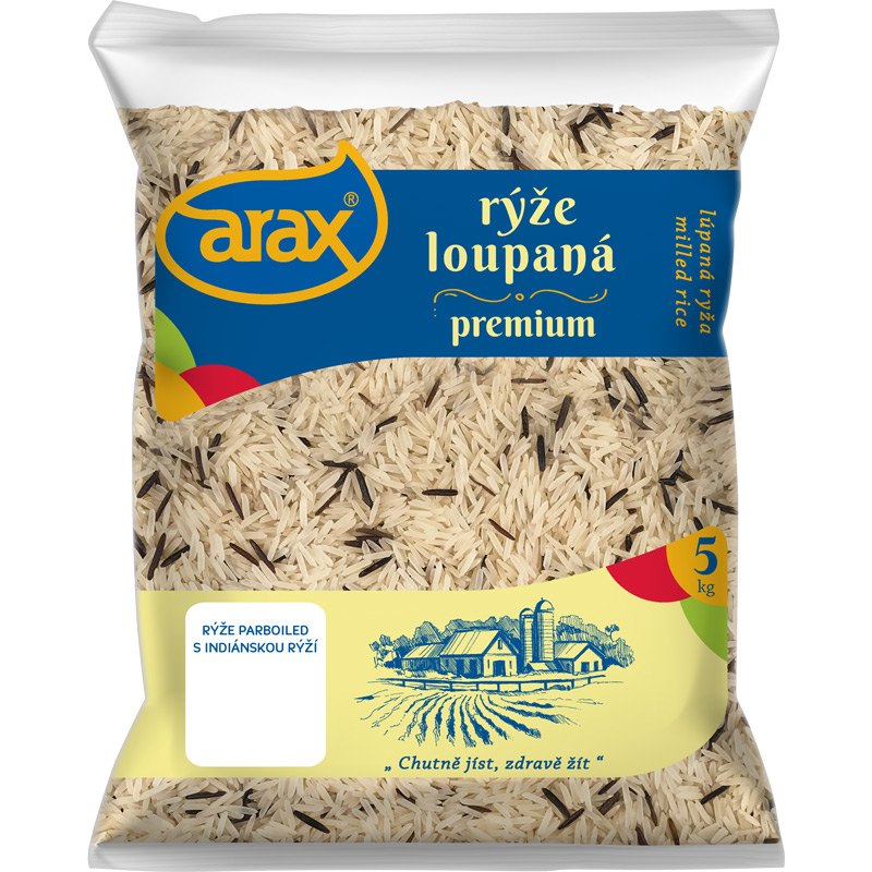 Arax Rýže parboiled s divokou rýží 5kg