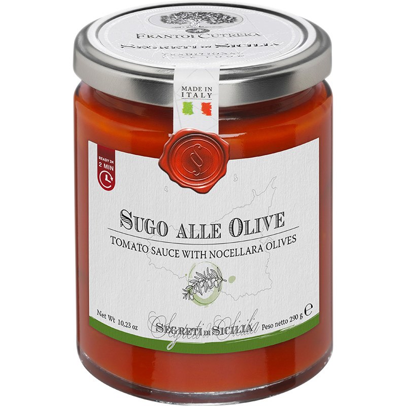 Frantoi Cutrera Omáčka rajčatová Sugo s olivami 290g