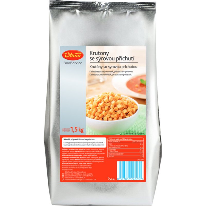 Krutony se sýrovou příchutí Vitana 1,5 kg