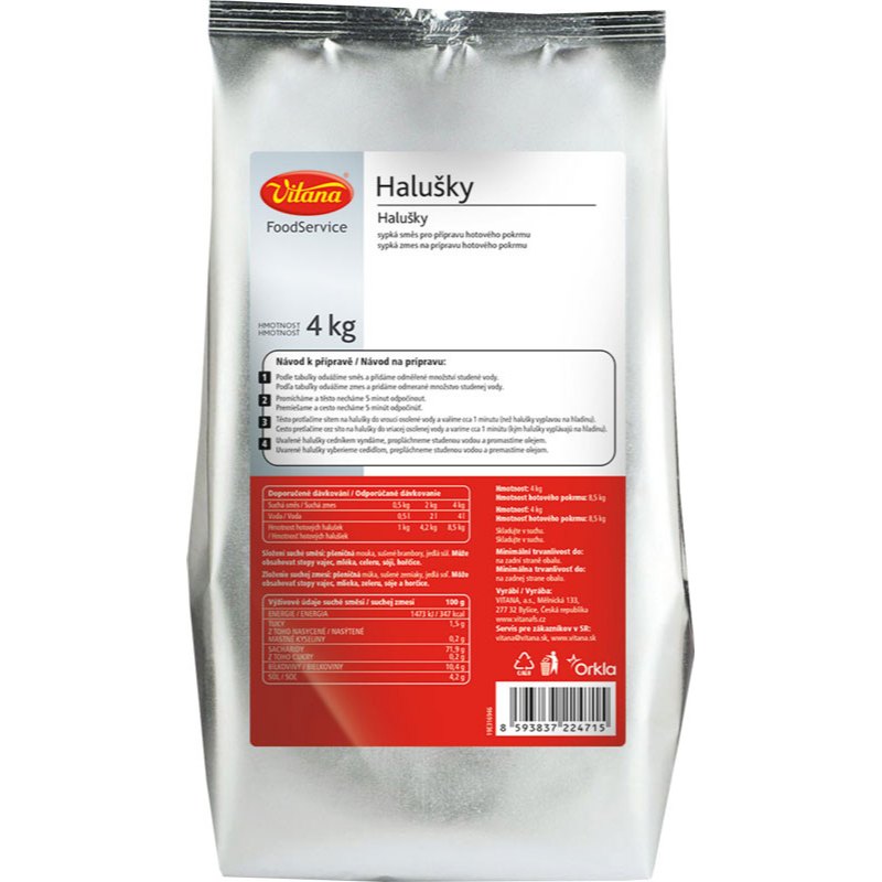 Vitana Slovenské halušky 4kg