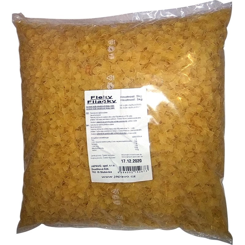 Japavo Fleky bezvaječné těstoviny 5kg