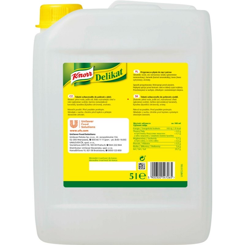 Knorr Delikat Tekuté polévkové koření 5l