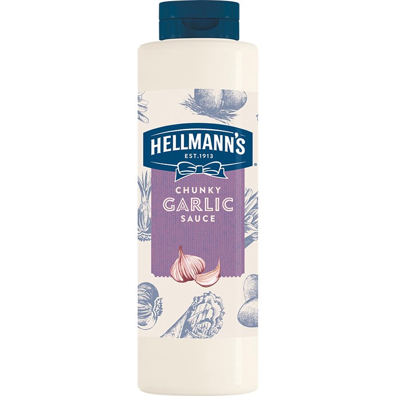 Hellmann's Omáčka chunky garlic česneková 860g