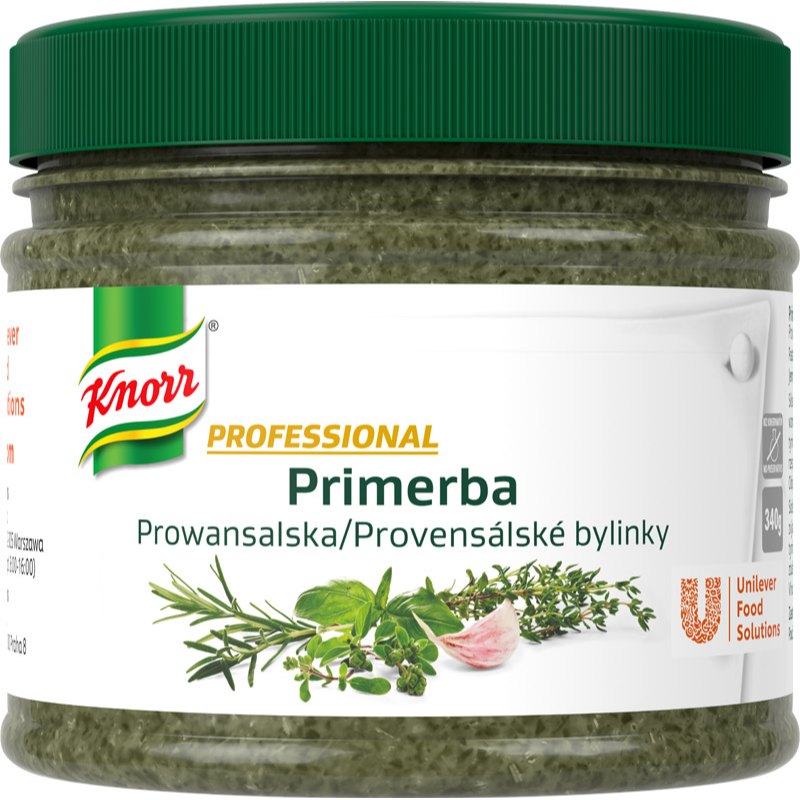 Knorr Primerba Provensálské bylinky jemná bylinková pasta 340g