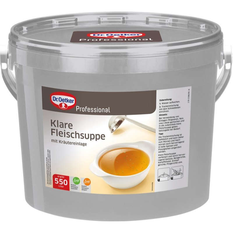 Dr.Oetker Vývar hovězí čirý 12kg