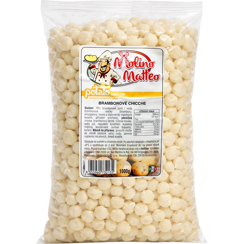 Molino Matteo Bramborové gnocchi mini 70% brambor 1kg