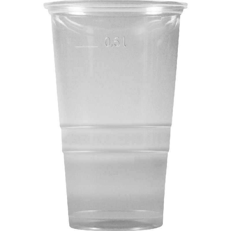 Kelímek průhledný 500ml průměr 9,5cm 50ks