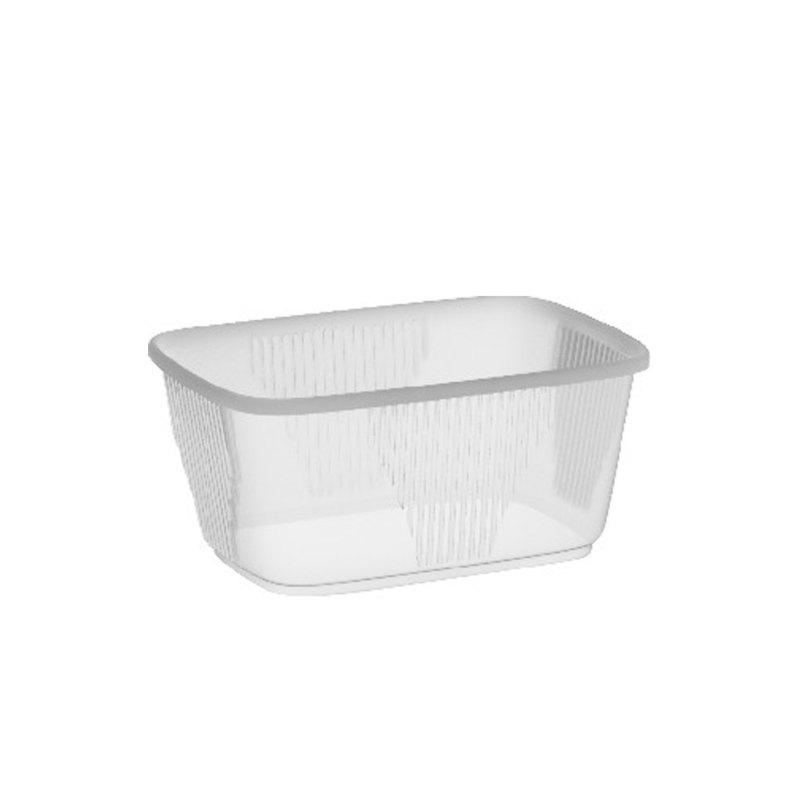 Miska plastová hranatá průhledná 250ml 100ks