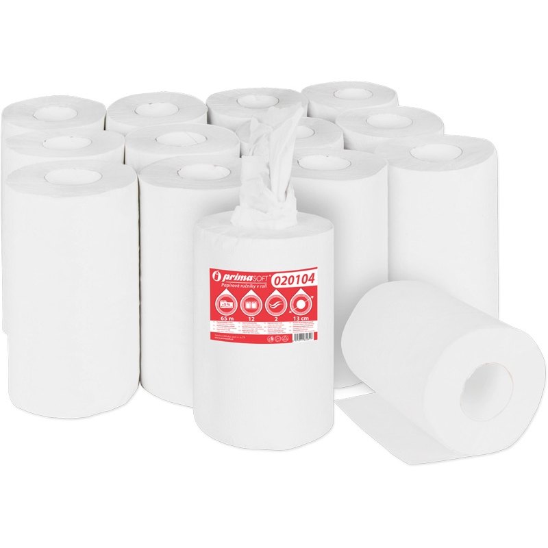 Prima Soft Kuchyňské utěrky MIDI 2-vrstvé 12x65m