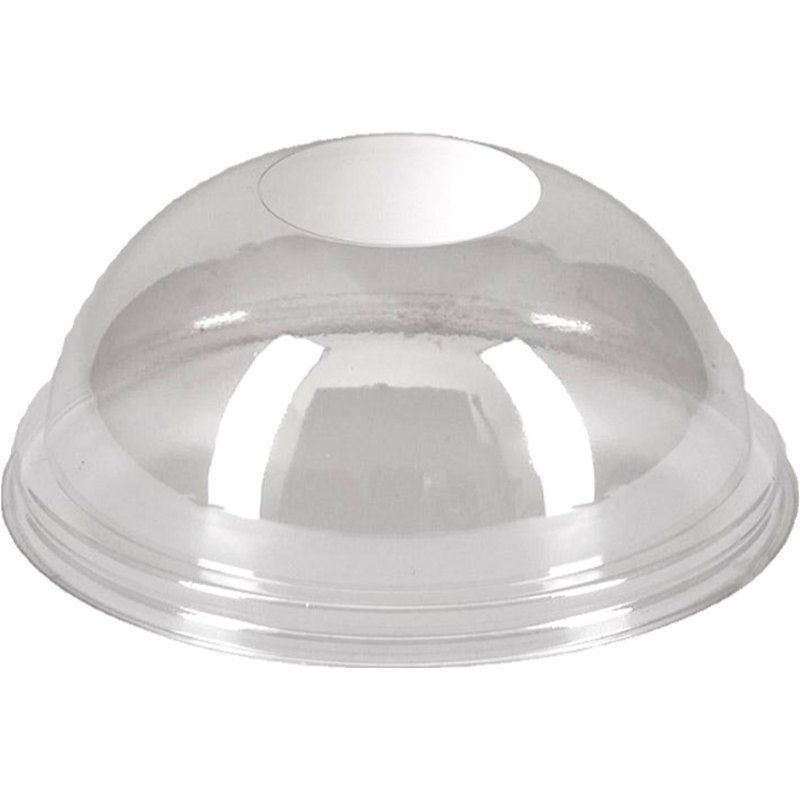 Víčko EKO rPET vypouklé bez otvoru průměr 95mm 50ks