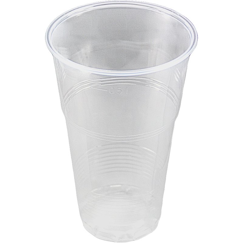 Plastový kelímek průhledný 500ml 20ks