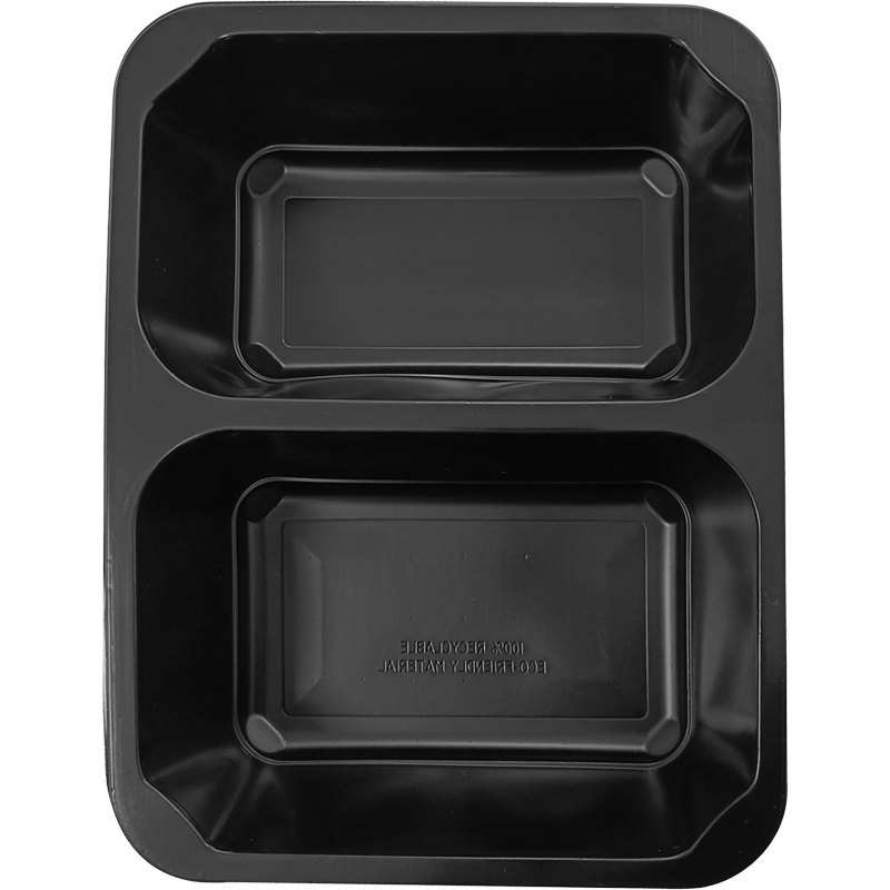 Menu Miska černá pro zatavovací systémy 2-dílná 227x178x50mm 50ks