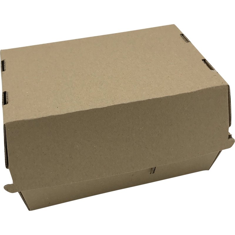 Box na hamburger Double s přepážkou bez potisku 50ks