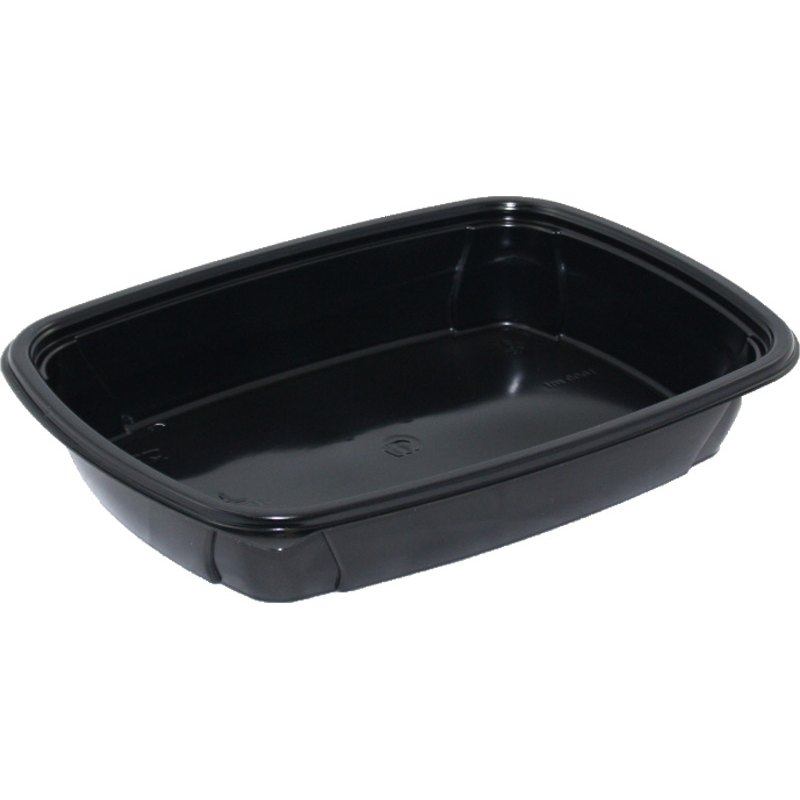 Miska 1-dílná černá 1000ml 230x170x50mm 50ks
