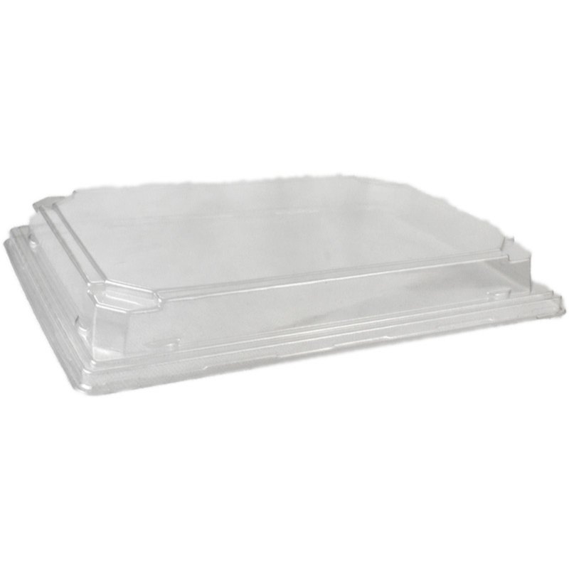 Plastové víčko PET k misce na sushi 242x168x30mm transparentní 110ks