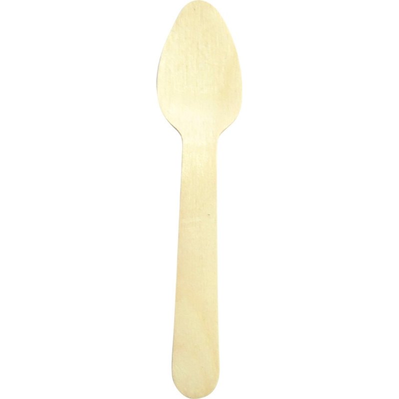 Lžička kávová dřevěná 11cm 100ks