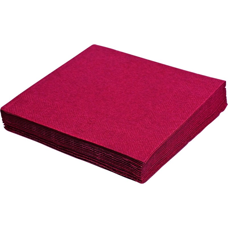 Gastro Ubrousky 33x33cm bordó 2-vrstvé 50ks