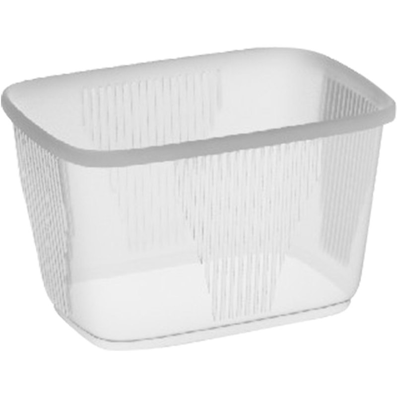 Miska plastová hranatá průhledná 300ml 100ks