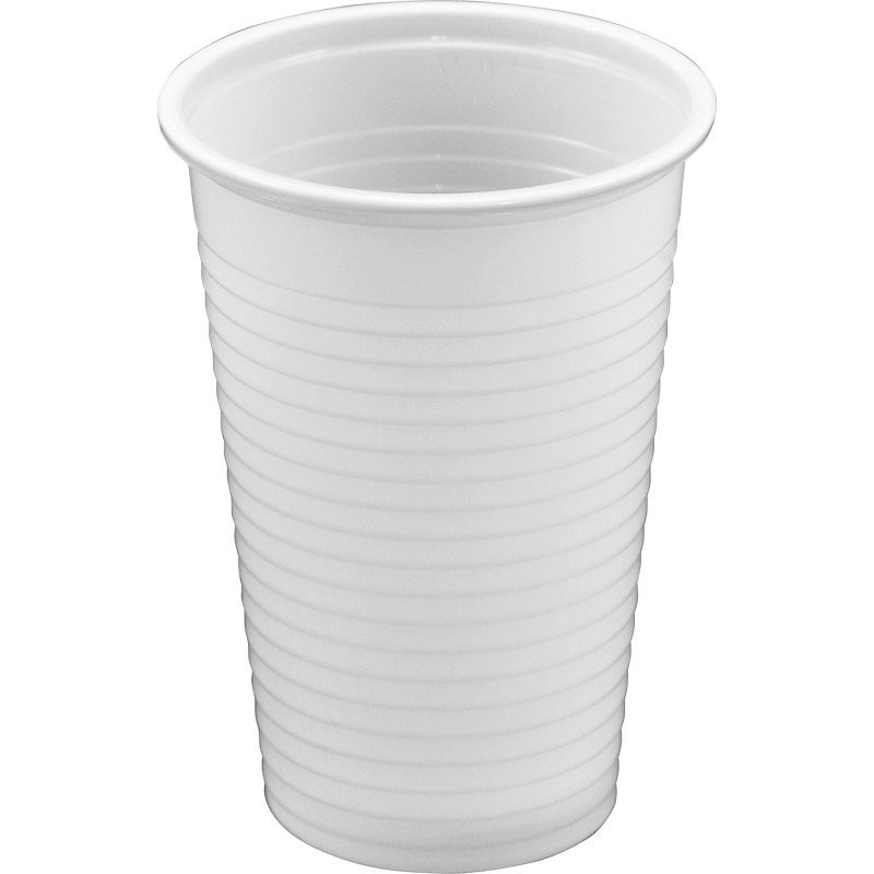 Plastový kelímek bílý 200ml 100ks