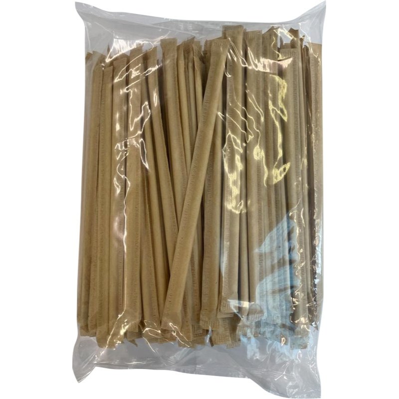 Euro Straws Brčka ECO bambusová balená 23cmx12mm 80ks