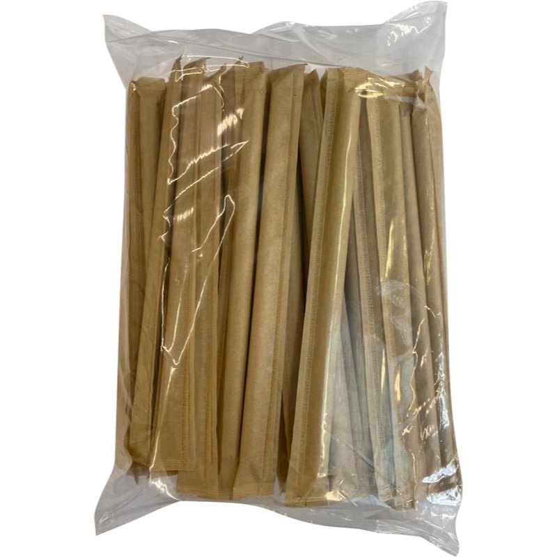 Euro Straws Brčka ECO bambusová balená 23cmx8mm 160ks
