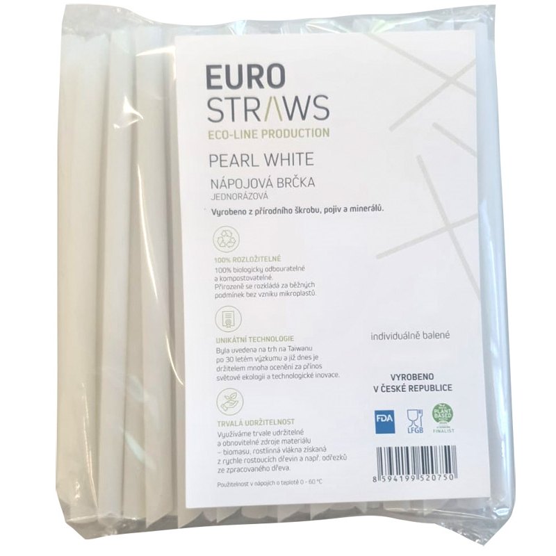 Euro Straws Brčka ECO bambusová nebalená 23cmx6mm 250ks