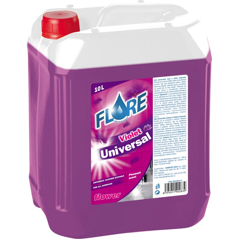 Flore Čistič univerzální Violet 10l
