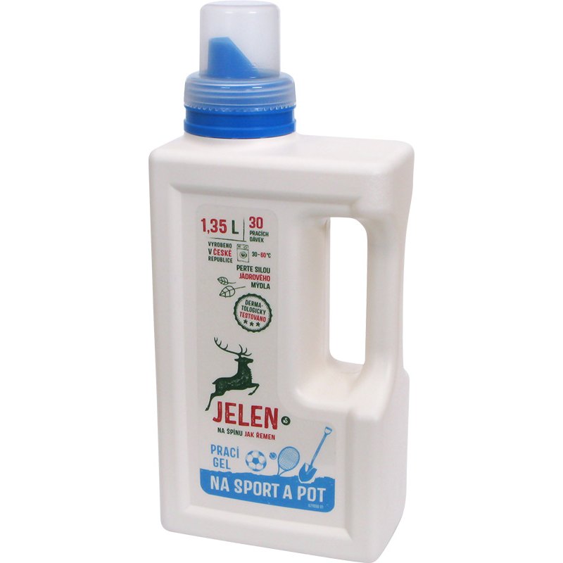Jelen Gel na praní na sport a pot (30 praní) 1,35l