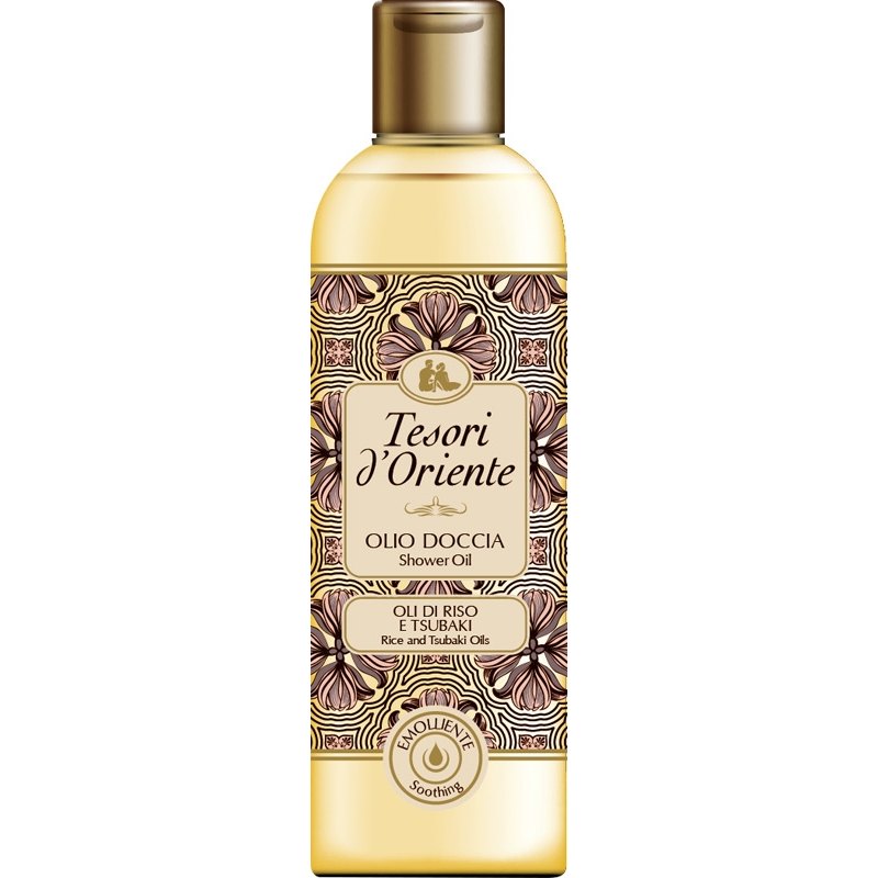 Tesori d'Oriente Sprchový olej rýžový tsubaki 250ml
