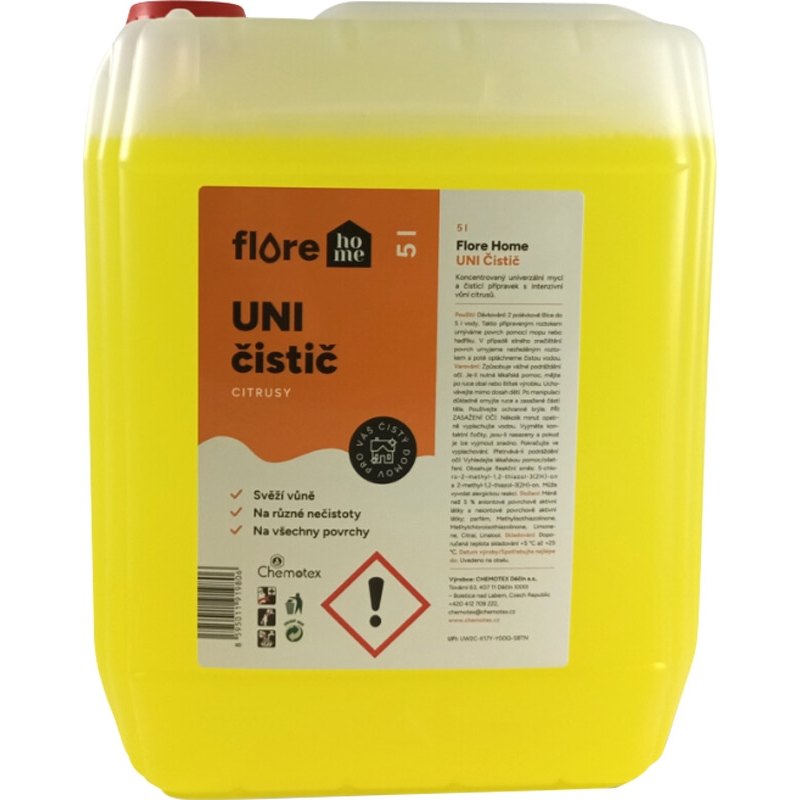 FloreHome Univerzální čistící prostředek citrusy 5l