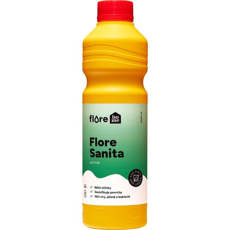 FloreHome Čistící dezinfekční prostředek s bělícími účinky 1l