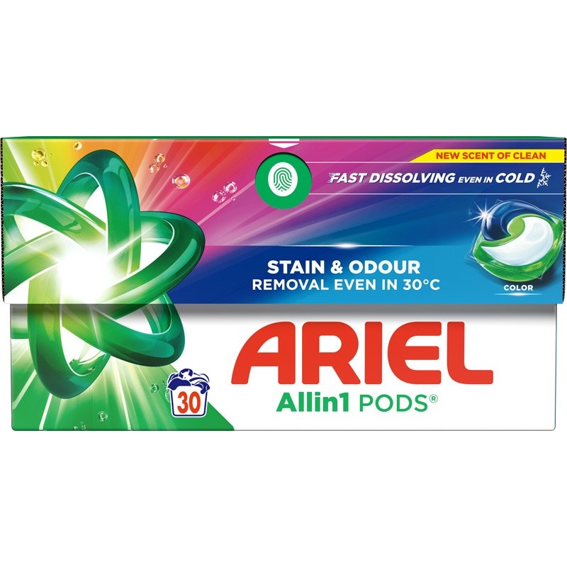 Ariel Kapsle na praní color 30ks