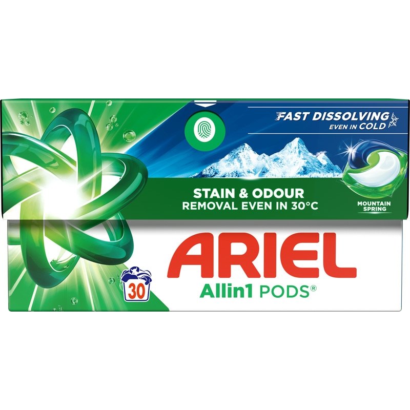 Ariel Kapsle na praní mountain spring 30ks