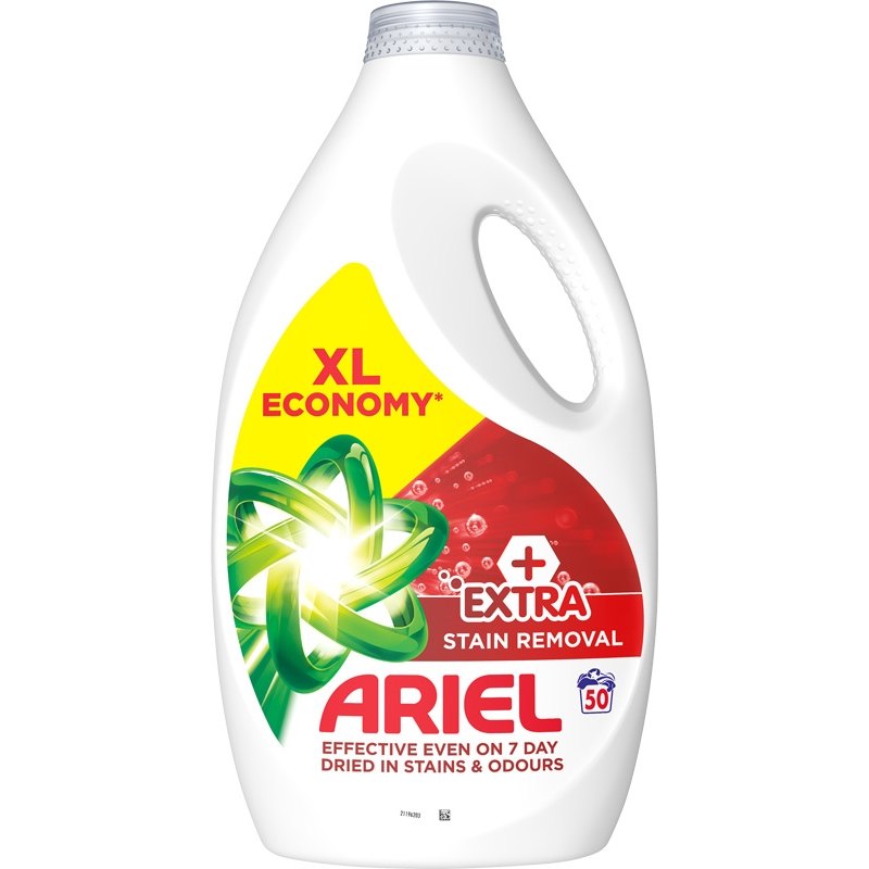 Ariel Gel na praní extra clean+ (50 praní) 2,25l