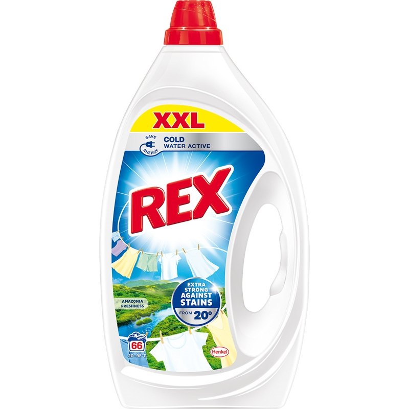 Rex Gel na praní amazonia freshness (66 praní) 2,97l