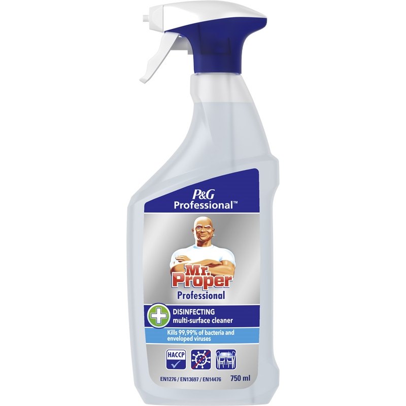 Mr.Proper Professional Čisticí víceúčelový dezinfekční prostředek 3v1 750ml