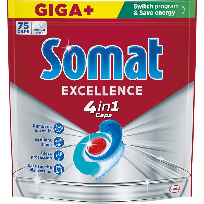 Somat Excellence Tablety do myčky 4v1 75ks
