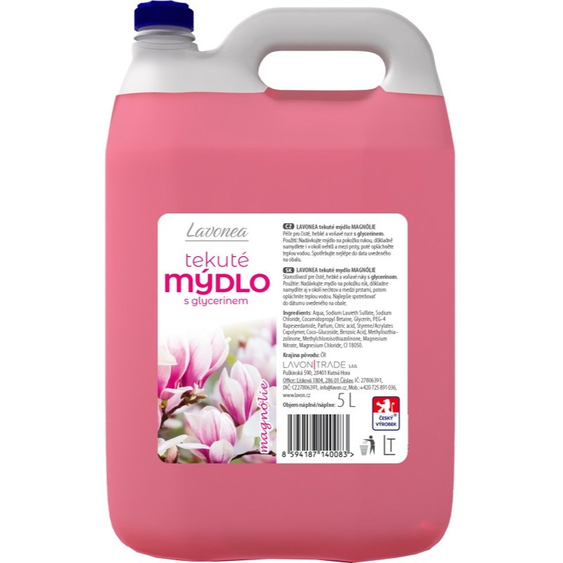 Lavonea Tekuté mýdlo magnólie 5l