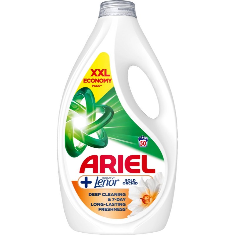 Ariel Gel na praní touch of lenor gold orchid+ (50 praní) 2,25l