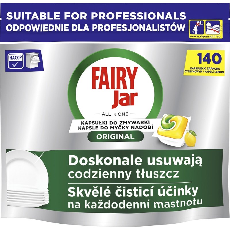 Jar Professional All in One tablety do myčky Lemon 140ks