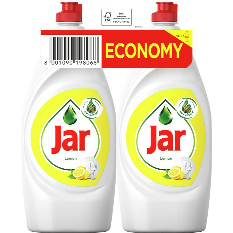 Jar Prostředek na nádobí Lemon 2x900ml