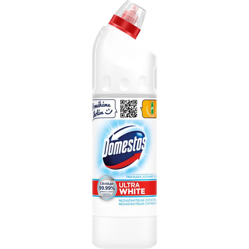 Domestos WC čistič White&Shine dezinfekční a čistící přípravek 750ml