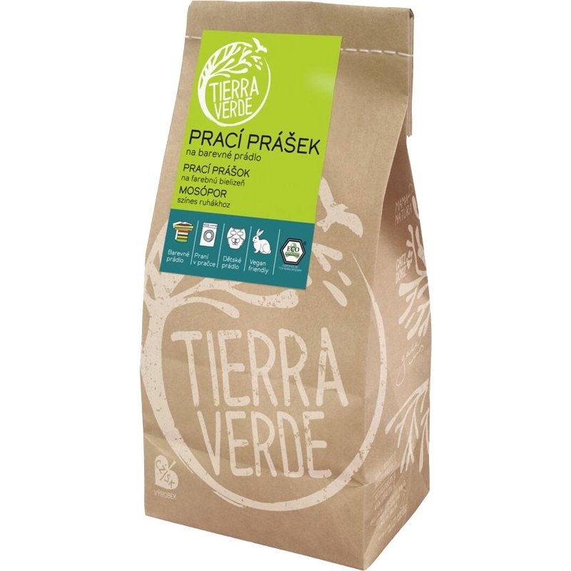 Tierra Verde Prášek na praní barevné prádlo (56 praní) 850g